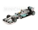 Minichamps PM110130110 MERCEDES W04 L.HAMILTON 2013 N.10 1st PODIUM MALAYSIAN GP 1:18 Modellino