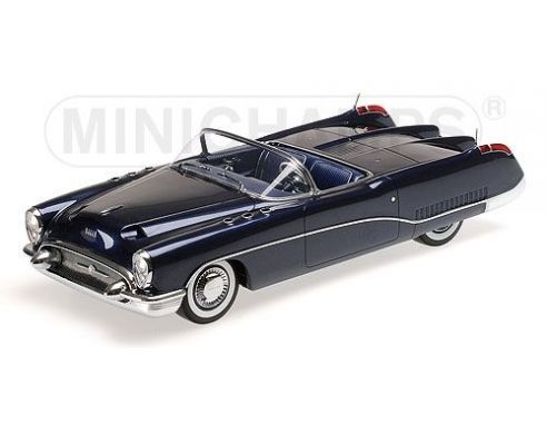 Minichamps PM107141331 BUICK WILDCAT 1 1953 DARK BLUE 1:18 Modellino