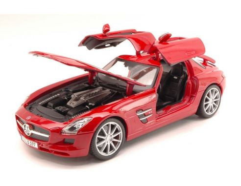 Maisto MI36196R MERCEDES SLS AMG 2010 RED 1:18 Modellino