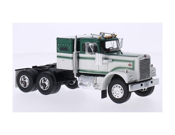 Neo Scale Models NEO45771 DIAMOND REO TRUCK SOLO TRACTOR WHITE/DARK GREEN 1:43 Modellino