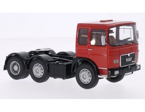 Neo Scale Models NEO45456 MAN F7 1967-72 TRACTOR TRUCK RED/BLACK 1:43 Modellino