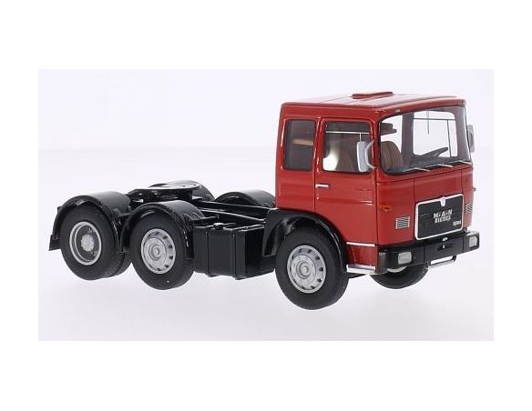 Neo Scale Models NEO45456 MAN F7 1967-72 TRACTOR TRUCK RED/BLACK 1:43 Modellino