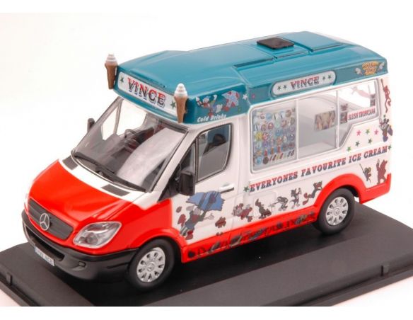 Oxford OXFWM005 MERCEDES SPRINTER WHITBY MONDIAL ICE CREAM VINCES 1:43 Modellino