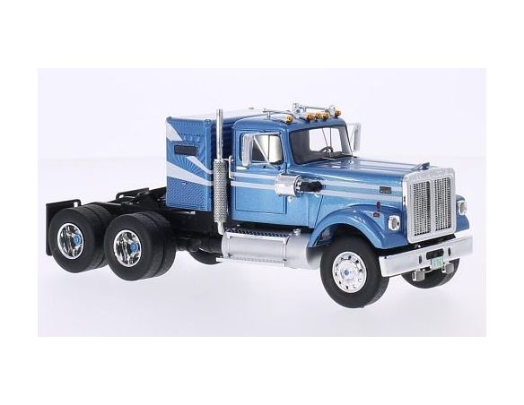 Neo Scale Models NEO45776 WHITE ROAD BOSS METALLIC LIGHT BLUE/WHITE 1:43 Modellino