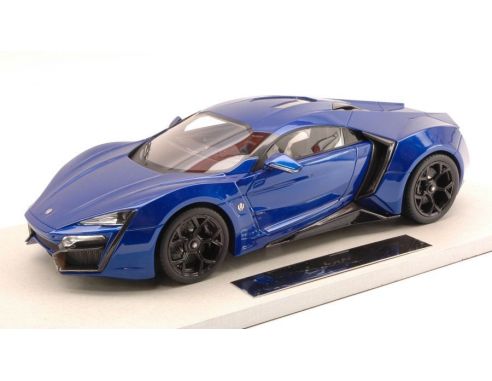 TopMarques TOP30D LYKAN HYPERSPORT 2014 METALLIC BLUE 1:18 Modellino