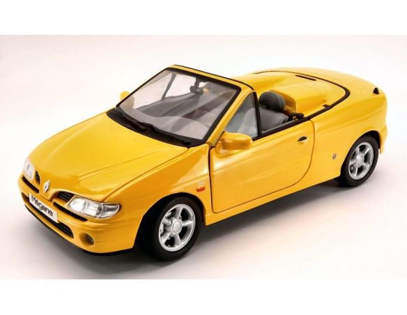 Anson AS0342Y RENAULT MEGANE CONVERTIBLE 1996 YELLOW 1:18 Modellino