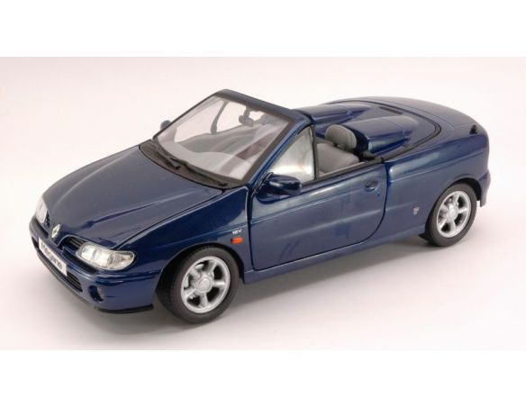 Anson AS0342BL RENAULT MEGANE CONVERTIBLE 1996 BLUE 1:18 Modellino