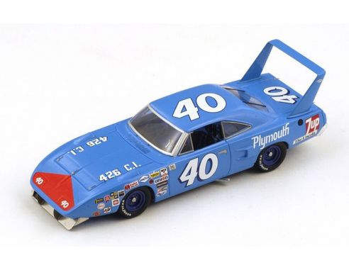 Spark Model S3607 PLYMOUTH SUPERBIRD N.40 WINNER DAYTONA 500 1970 PETE HAILTON 1:43 Modellino