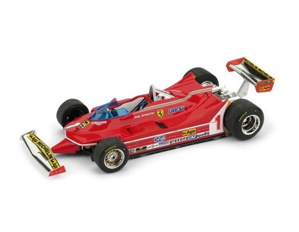 Brumm BM0574 FERRARI 312 T5 J.SCHECKTER 1980 N.1 ARGENTINA GP 1:43 Modellino