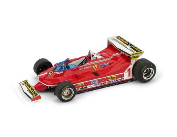 Brumm BM0576 FERRARI 312 T5 J.SCHECKTER 1980 N.1 MONACO GP 1:43 Modellino