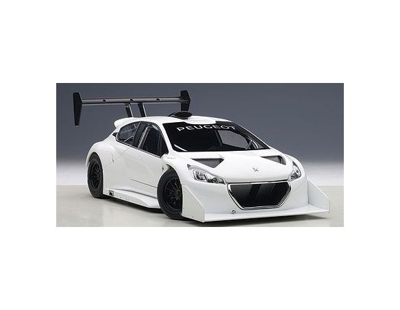 AUTOART AA81355 PEUGEOT 208 T16 PIKES PEAK 2013 WHITE 1:18 Modellino