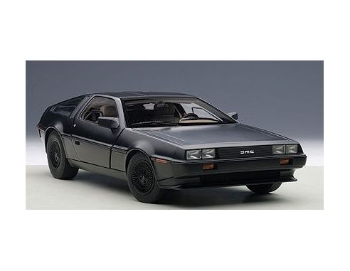 Auto Art / Gateway AA79912 DE LOREAN DMC-12 1981 MATT BLACK 1:18 Modellino