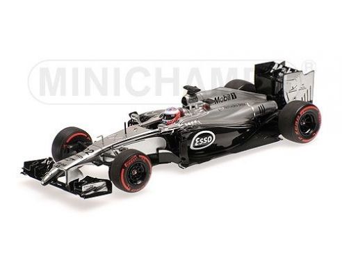 MINICHAMPS 530144222 McLAREN MERCEDES MP4/29 JENSON BUTTON MALAYSIAN GP 2014 Modellino