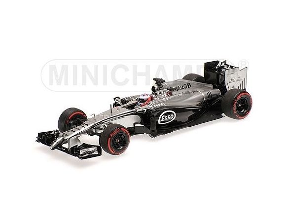 MINICHAMPS 530144222 McLAREN MERCEDES MP4/29 JENSON BUTTON MALAYSIAN GP 2014 Modellino
