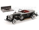 MINICHAMPS 437150431 DUESENBERG MODEL J TORPEDO CONVERTIBLE COUPE’ 1929 BLACK Modellino