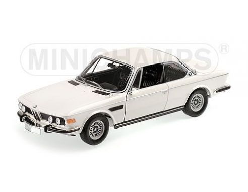 MINICHAMPS 180029026 BMW 3.0 CSI E9 COUPE’ 1972 WHITE Modellino