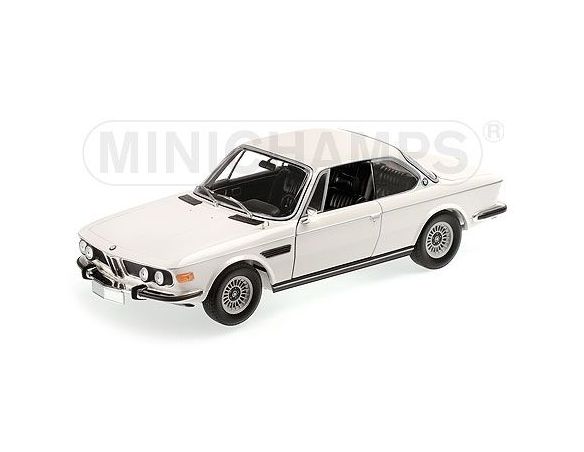 MINICHAMPS 180029026 BMW 3.0 CSI E9 COUPE’ 1972 WHITE Modellino