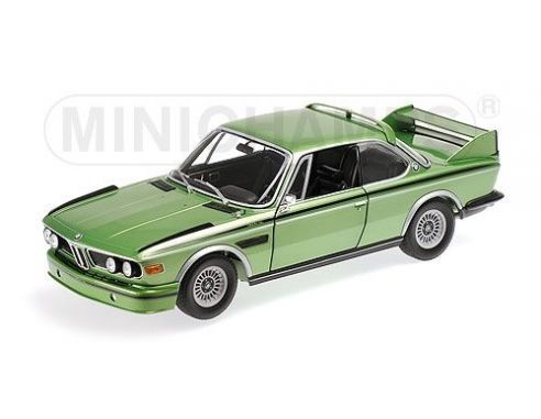 MINICHAMPS 180029024 BMW 3.0 CLS E9 COUPE’ 1975 GREEN METALLIC Modellino
