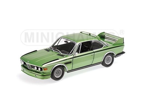 MINICHAMPS 180029024 BMW 3.0 CLS E9 COUPE’ 1975 GREEN METALLIC Modellino