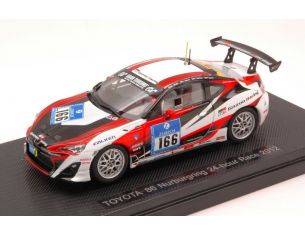 Ebbro EB44892 TOYOTA 86 N.166 NURBURGRING 2012 TAKAKI-ISHIURA-OSHIMA-IGUCHI 1:43 Modellino