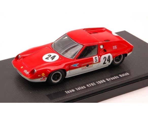 Ebbro EB44643 LOTUS TYPE 47GT N.24 10th 6 H BRANDS HATCH 1968 OLIVER-MILES 1:43 Modellino