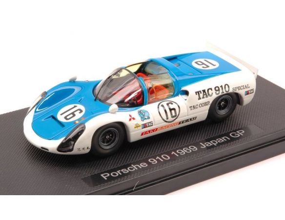 Ebbro EB44792 PORSCHE 910 N.16 JAPAN GP 1968 KAZATO-HASEGAWA 1:43 Modellino