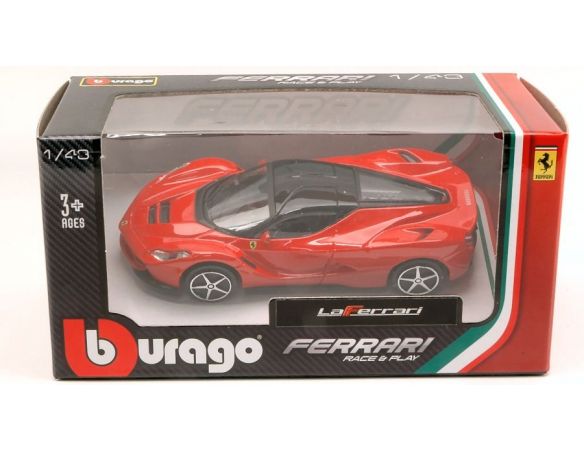 BBURAGO BU31137 FERRARI LA FERRARI 2013 RED 1:43 Modellino