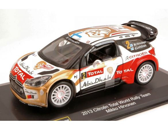 Bburago BU41045 CITROEN DS3 N.2 4th MONTE CARLO 2013 M.HIRVONEN-J.LEHTINEN 1:32 Modellino