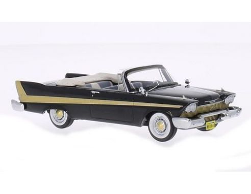 Neo Scale Models NEO46040 PLYMOUTH FURY CONVERTIBLE BLACK 1:43 Modellino