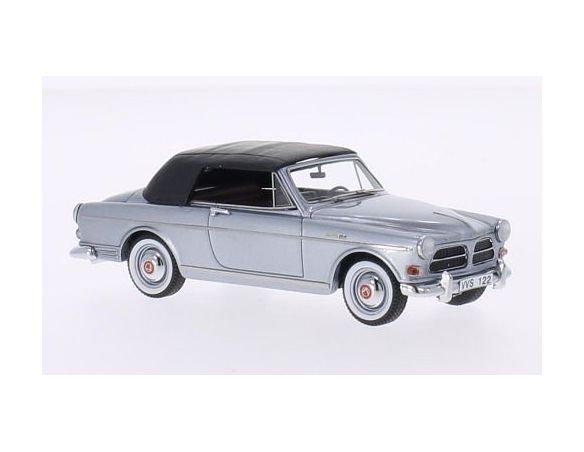 Neo Scale Models NEO45213 VOLVO AMAZON COUNE CONVERTIBLE CANOPY CLOSED SILVER 1:43 Modellino