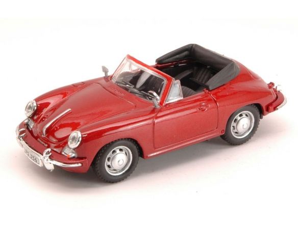 Cararama Motorama CA10380 PORSCHE 356B 1959 RED MET.1:43 Modellino