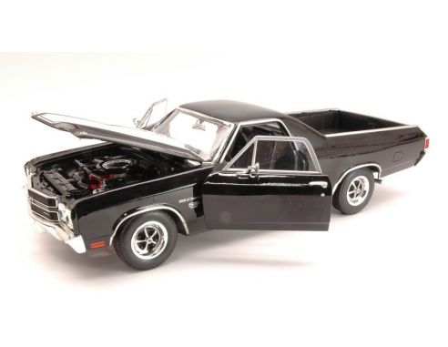 Welly WE2543BK CHEVROLET EL CAMINO 1970 BLACK 1:18 Modellino