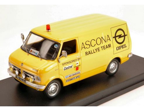 Trofeu TFSCA18 BEDFORD BLITZ OPEL ASCONA RALLY SERVICE OLYMPIA RALLY 1972 1:43 Modellino