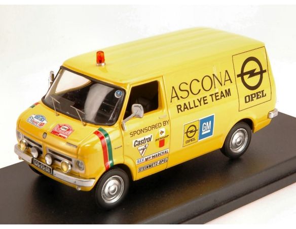 Trofeu TFSCA17 BEDFORD BLITZ OPEL ASCONA RALLY SERVICE TAP PORTUGAL 1972 1:43 Modellino