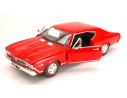 Welly WE9397R CHEVROLET CHEVELLE SS 396 1968 RED 1:24 Modellino