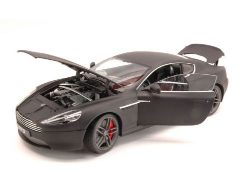 Welly WE8045MBK ASTON MARTIN DB9 COUPE' 2010 MATT BLACK 1:18 Modellino