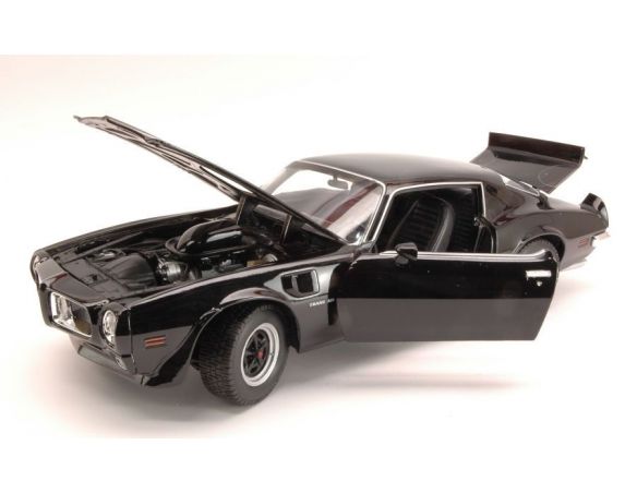 Welly WE2566BK PONTIAC FIREBIRD TRANS AM 1972 BLACK 1:18 Modellino