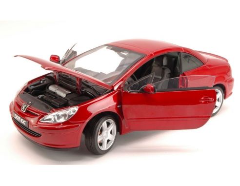 Solido SL8148R PEUGEOT 307 CONVERTIBLE 2003 RED 1:18 Modellino
