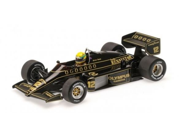 MINICHAMPS 540851812 LOTUS RENAULT 97T AYRTON SENNA 1985 Modellino