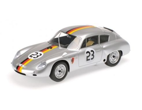 MINICHAMPS 107626823 PORSCHE 356 B 1600 GS CARRERA GTL ABARTH G. KOCH 2ND GROSSER PREIS SOLITUDE 1962 Modellino