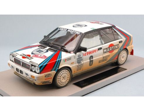 TopMarques TOP24AD LANCIA DELTA 4WD N.6 WINN.MONTE CARLO 1987 BIASION-SIVIERO DIRTY V.1:18 Modellino