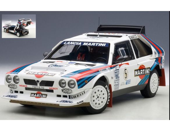 Auto Art / Gateway AA88621 LANCIA DELTA S4 N.5 WINNER RALLY ARGENTINA 1986 BIASION-SIVIERO 1:18 Modellino