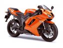 New Ray NY42443 HONDA CBR 600RR/CBR 1000RR/KAWASAKI NINJA ZX 10R ORANGE/GREEN ASS.1:12 Moto