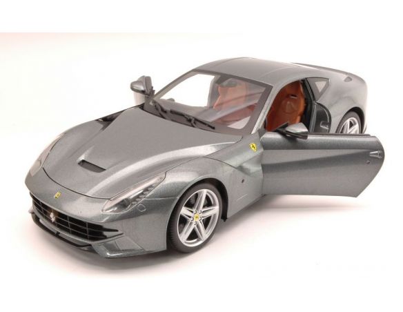 Hot Wheels HWBCJ74 FERRARI F12 BERLINETTA 2012 GREY HERITAGE 1:18 Modellino