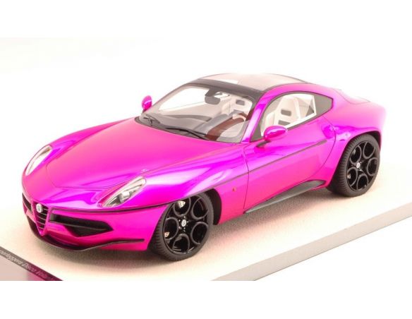 Tecnomodel TMD1815D ALFA ROMEO DISCO VOLANTE TOURING 2014 FLASH PINK LIM.PCS 75 1:18 Modellino