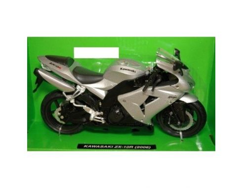 New Ray NY42443 KAWASAKI ZX-10R 2006 GREY 1:12 Modellino