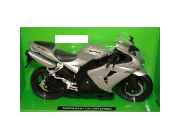 New Ray NY42443 KAWASAKI ZX-10R 2006 GREY 1:12 Modellino