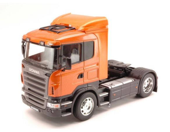 Welly WE2625OR SCANIA R470 METALLIC DARK ORANGE 1:32 Modellino