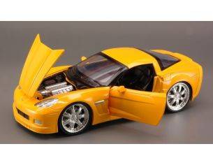 New Ray NY71986Y CHEVROLET CORVETTE GRAND SPORT 2011 YELLOW 1:24 Modellino ROVINATA