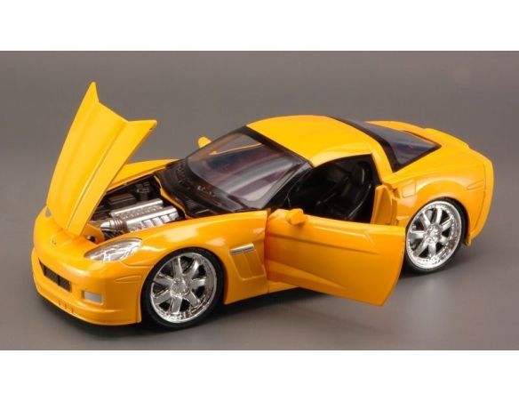 New Ray NY71986Y CHEVROLET CORVETTE GRAND SPORT 2011 YELLOW 1:24 Modellino